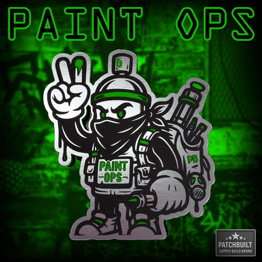 PAINT OPS Tactical Patch | Limited Edition | Green