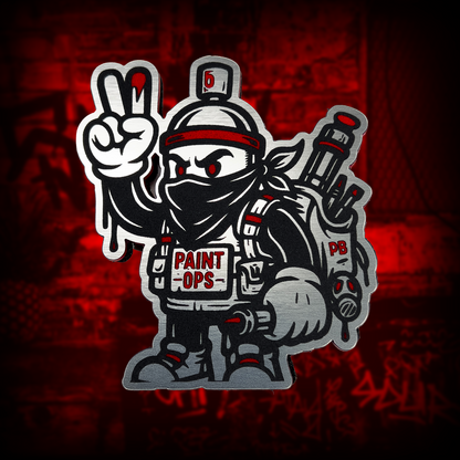 PAINT OPS Tactical Patch | Limited Edition | Red