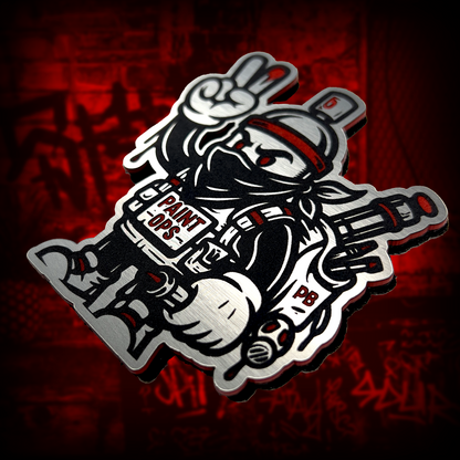 PAINT OPS Tactical Patch | Limited Edition | Red
