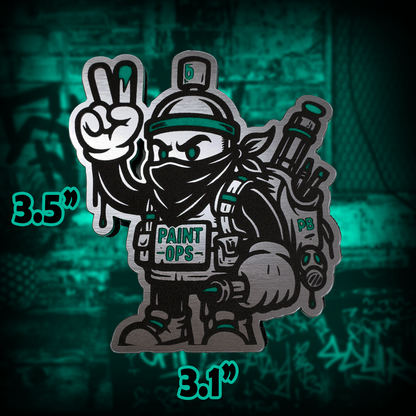 PAINT OPS Tactical Patch | Limited Edition | Teal