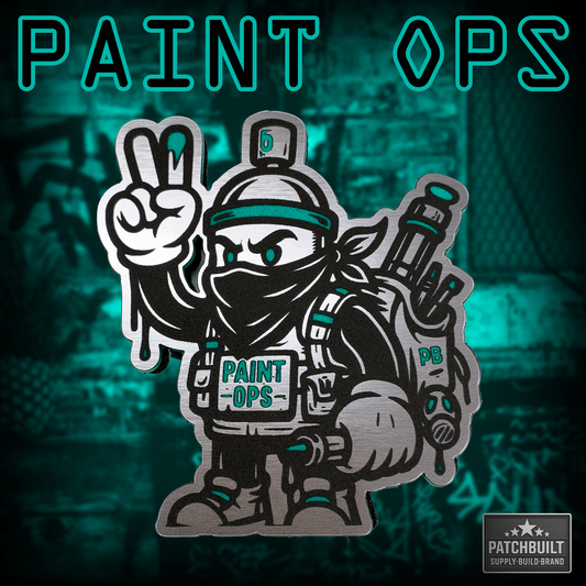 PAINT OPS Tactical Patch | Limited Edition | Teal