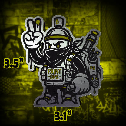 PAINT OPS Tactical Patch | Limited Edition | Yellow
