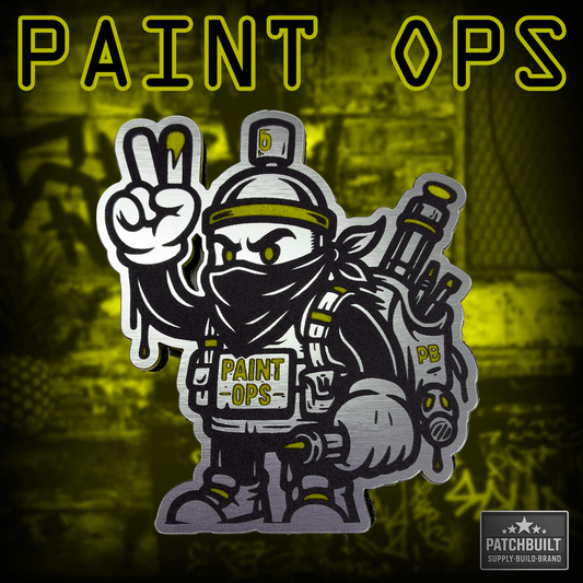 PAINT OPS Tactical Patch | Limited Edition | Yellow