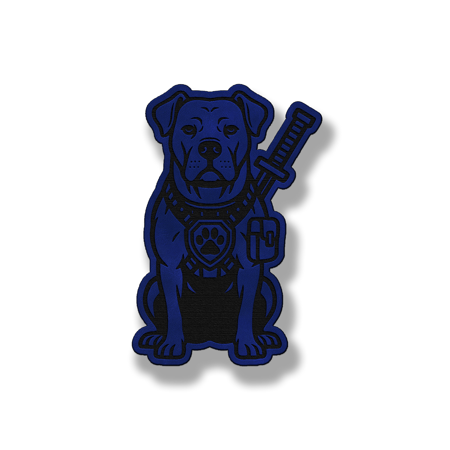 Tactical Pit Bull Dog Natural Ears – Leatherette Morale Patch