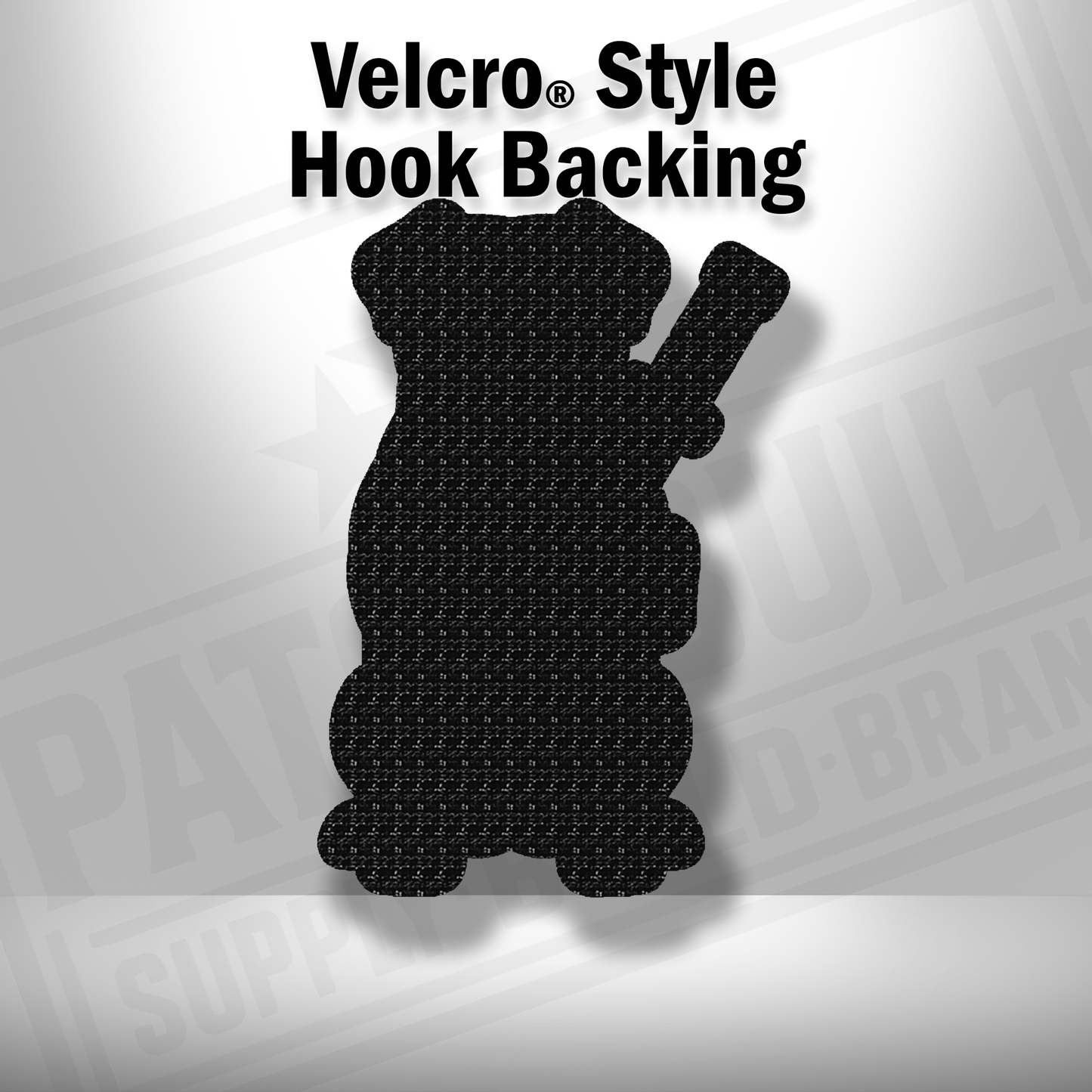 Tactical Pit Bull Dog Natural Ears – Leatherette Morale Patch