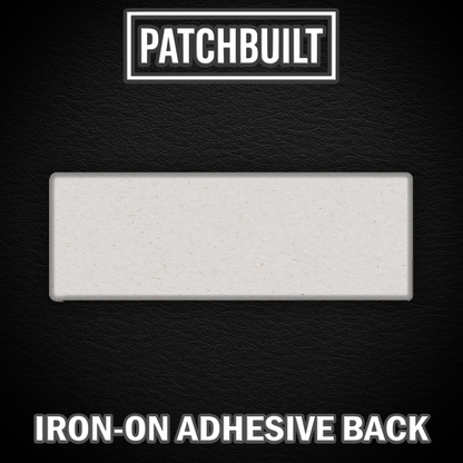TROOPER – Large Gray Leatherette Patch (Hook & Loop or Iron-On)