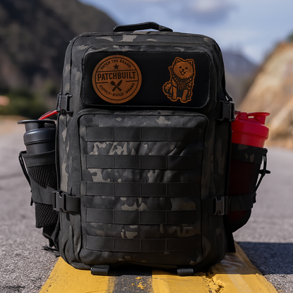 Tactical Pomeranian Dog – Leatherette Morale Patch