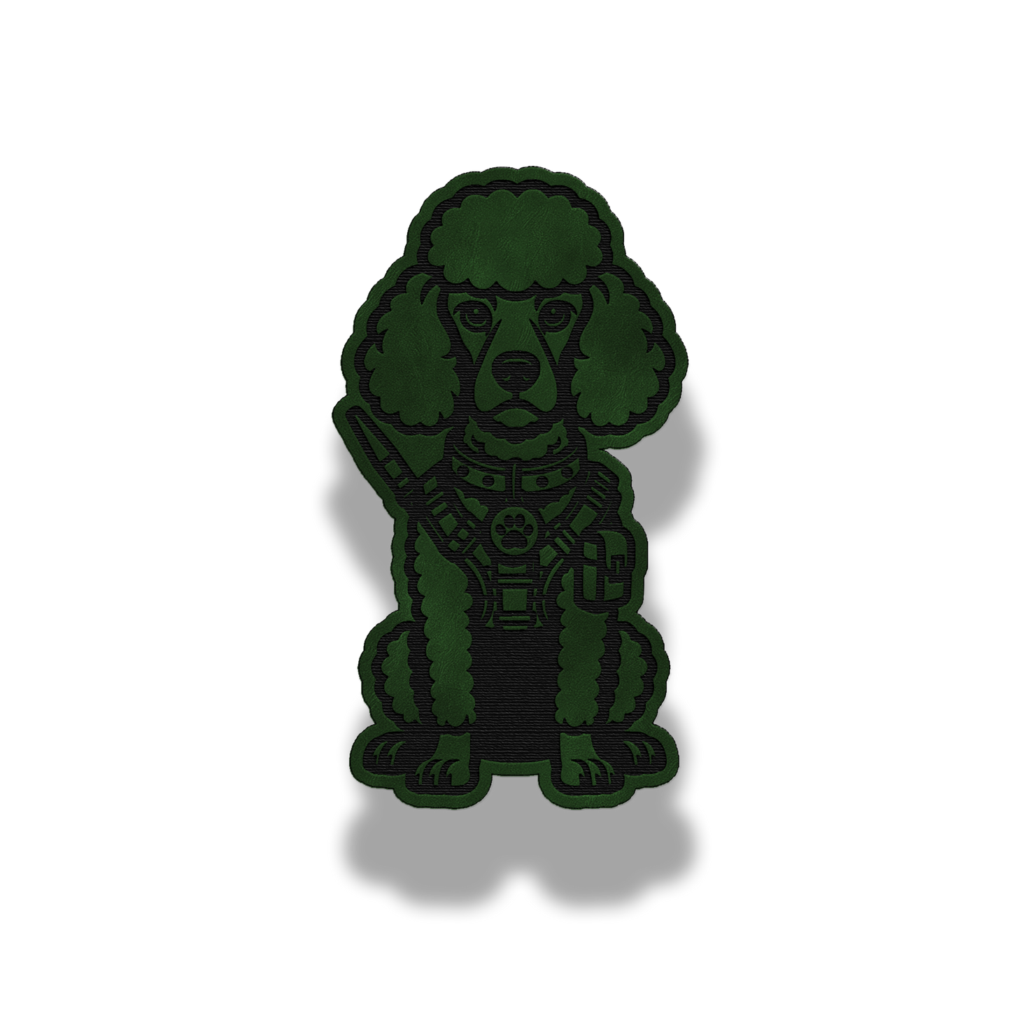 Tactical Poodle Dog Patch – Leatherette Morale Patch