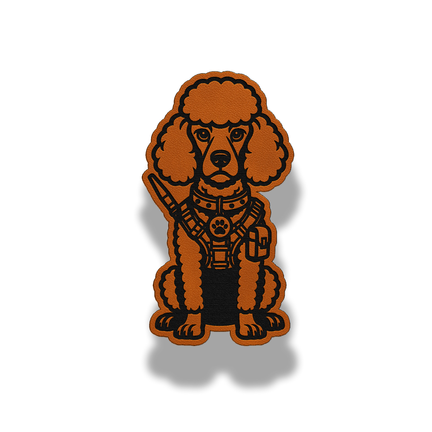 Tactical Poodle Dog Patch – Leatherette Morale Patch