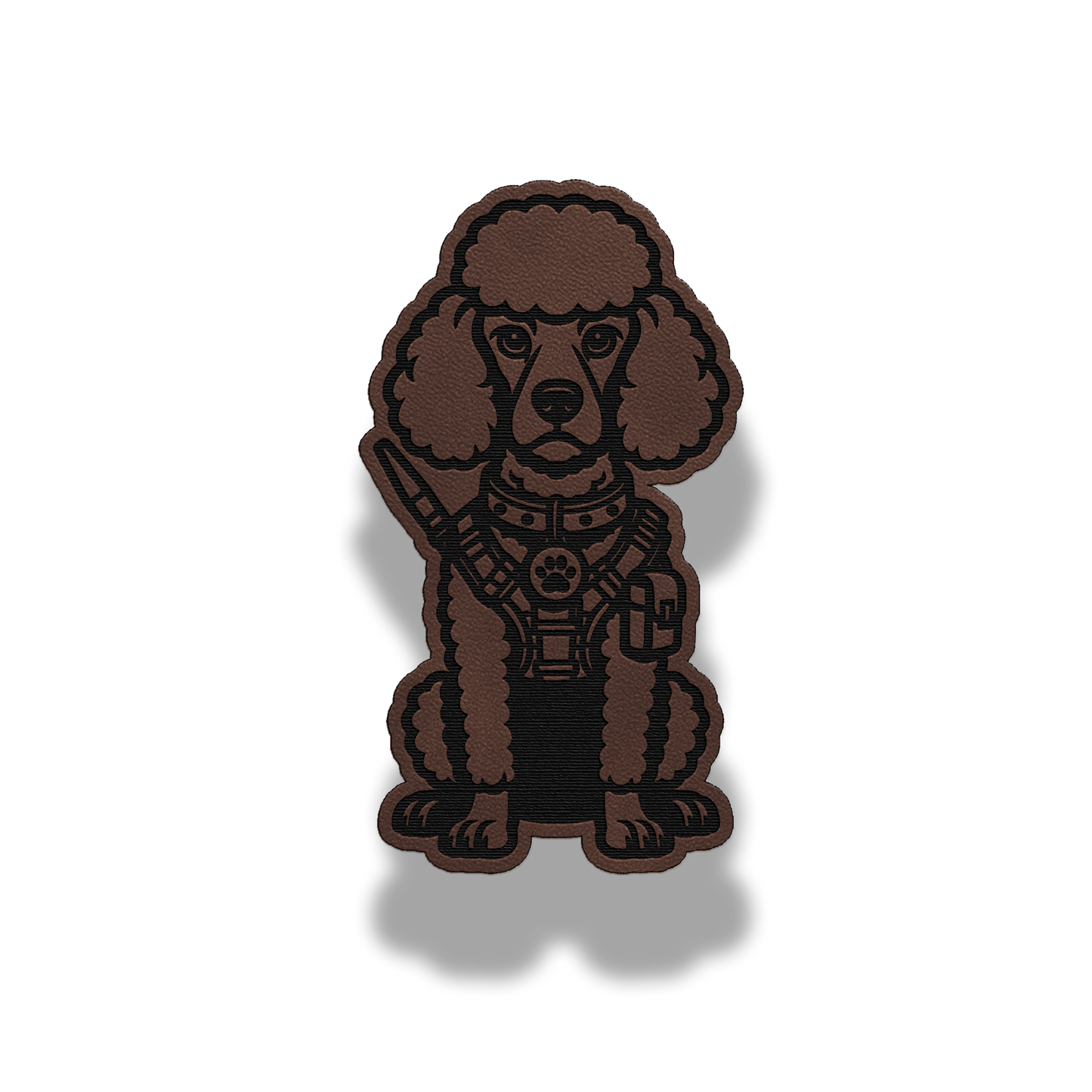 Tactical Poodle Dog Patch – Leatherette Morale Patch