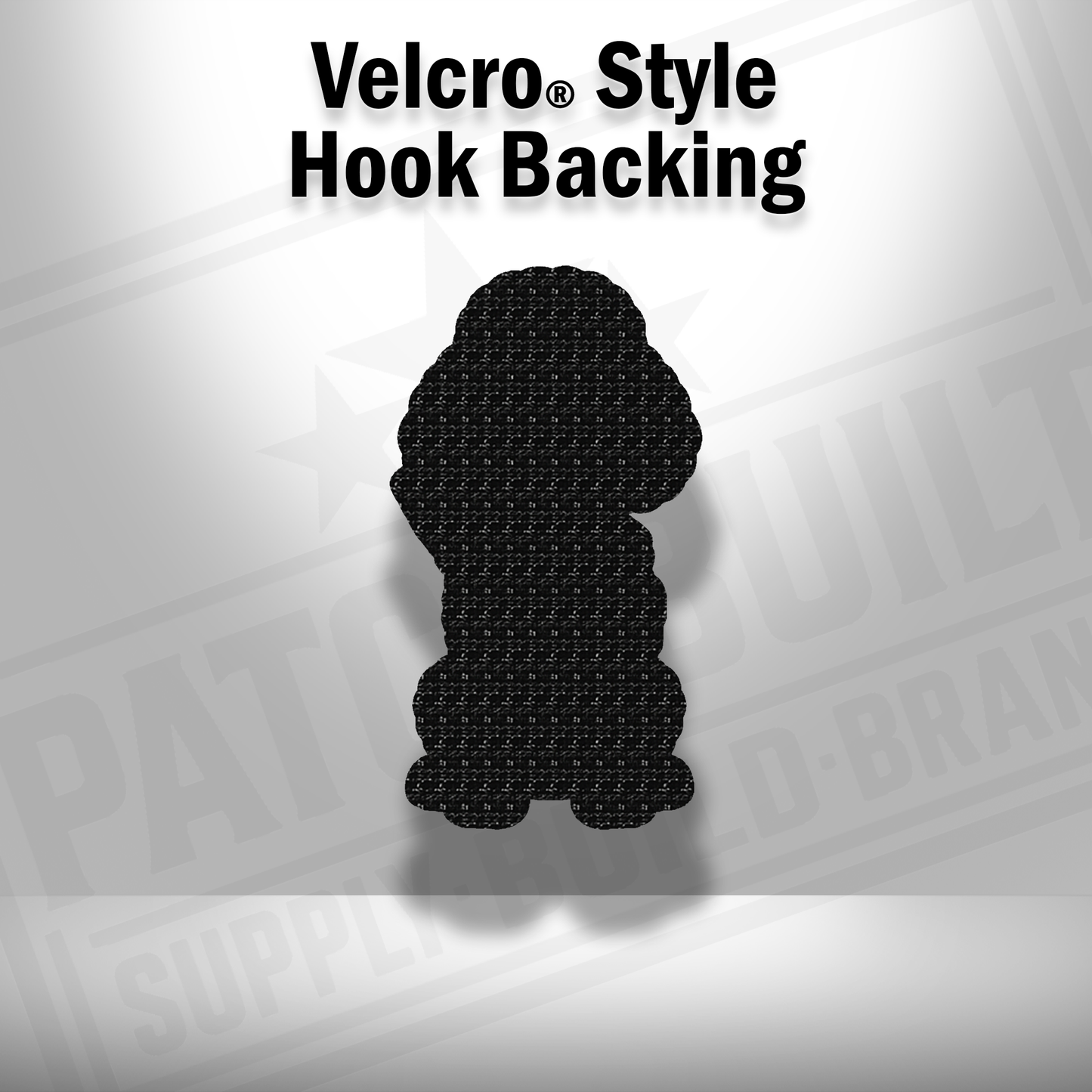 Tactical Poodle Dog Patch – Leatherette Morale Patch