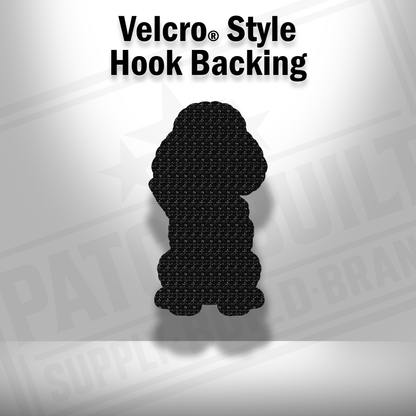 Tactical Poodle Dog Patch – Leatherette Morale Patch