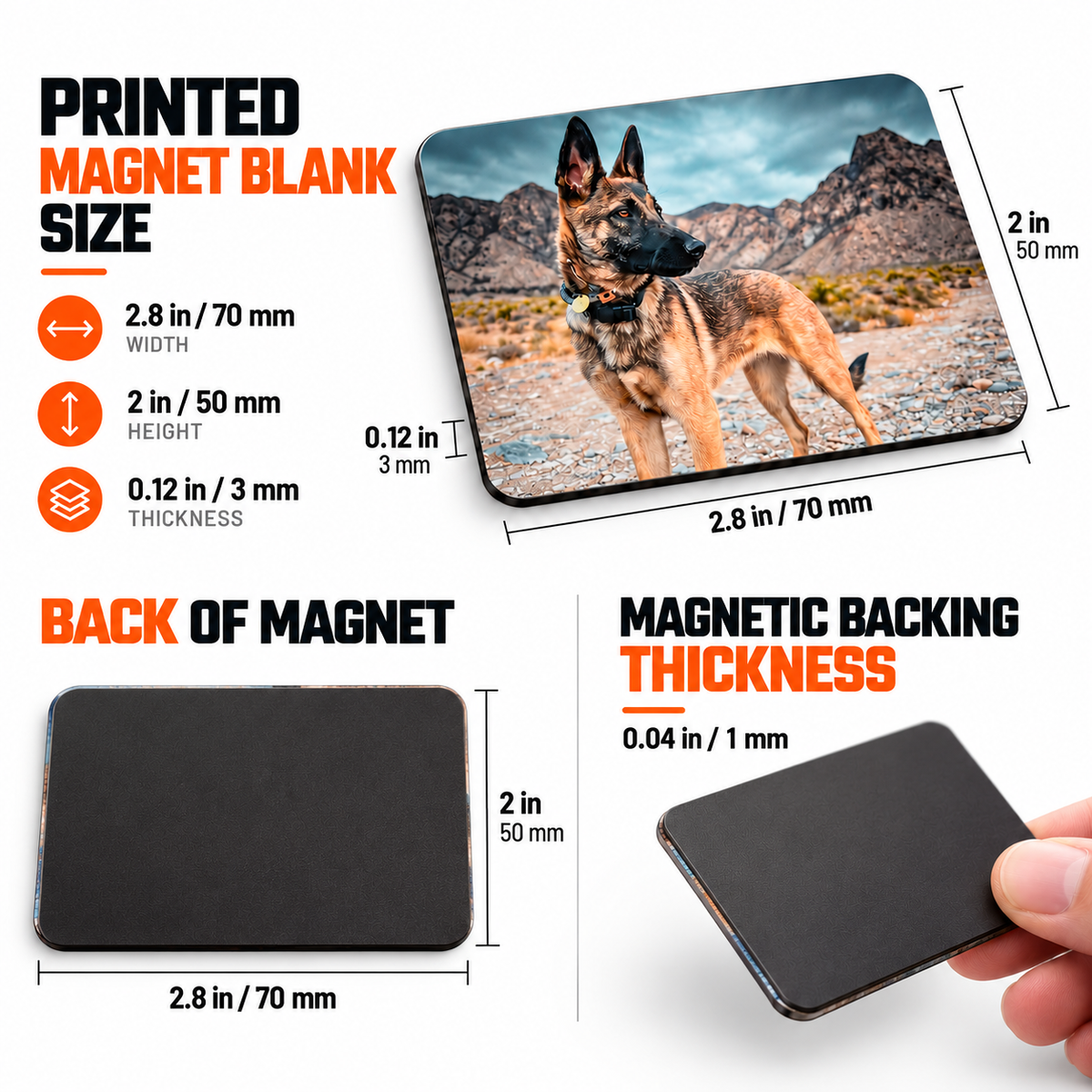 Custom Photo Magnets – Full Color Personalized Refrigerator Magnets