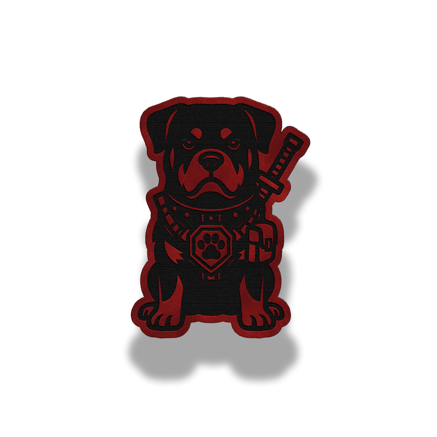 Tactical Rottweiler Patch – Leatherette Morale Patch