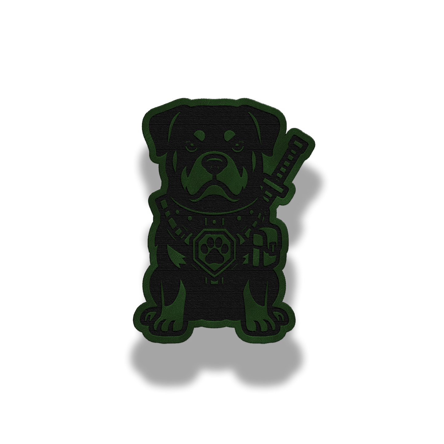 Tactical Rottweiler Patch – Leatherette Morale Patch