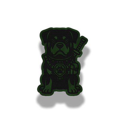 Tactical Rottweiler Patch – Leatherette Morale Patch