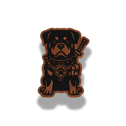 Tactical Rottweiler Patch – Leatherette Morale Patch
