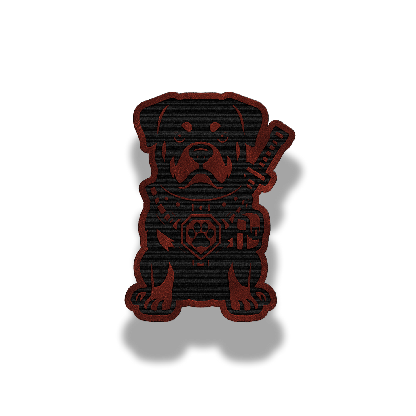 Tactical Rottweiler Patch – Leatherette Morale Patch