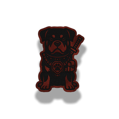 Tactical Rottweiler Patch – Leatherette Morale Patch