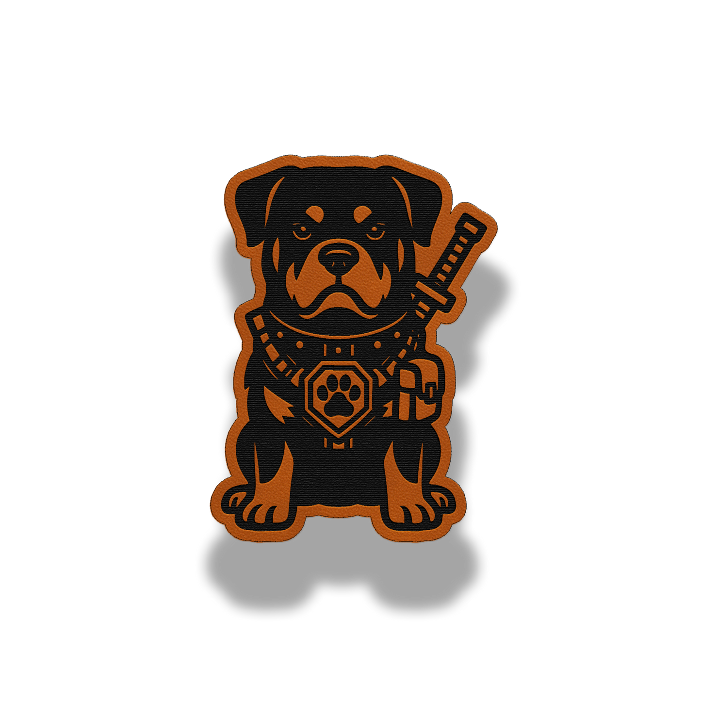 Tactical Rottweiler Patch – Leatherette Morale Patch