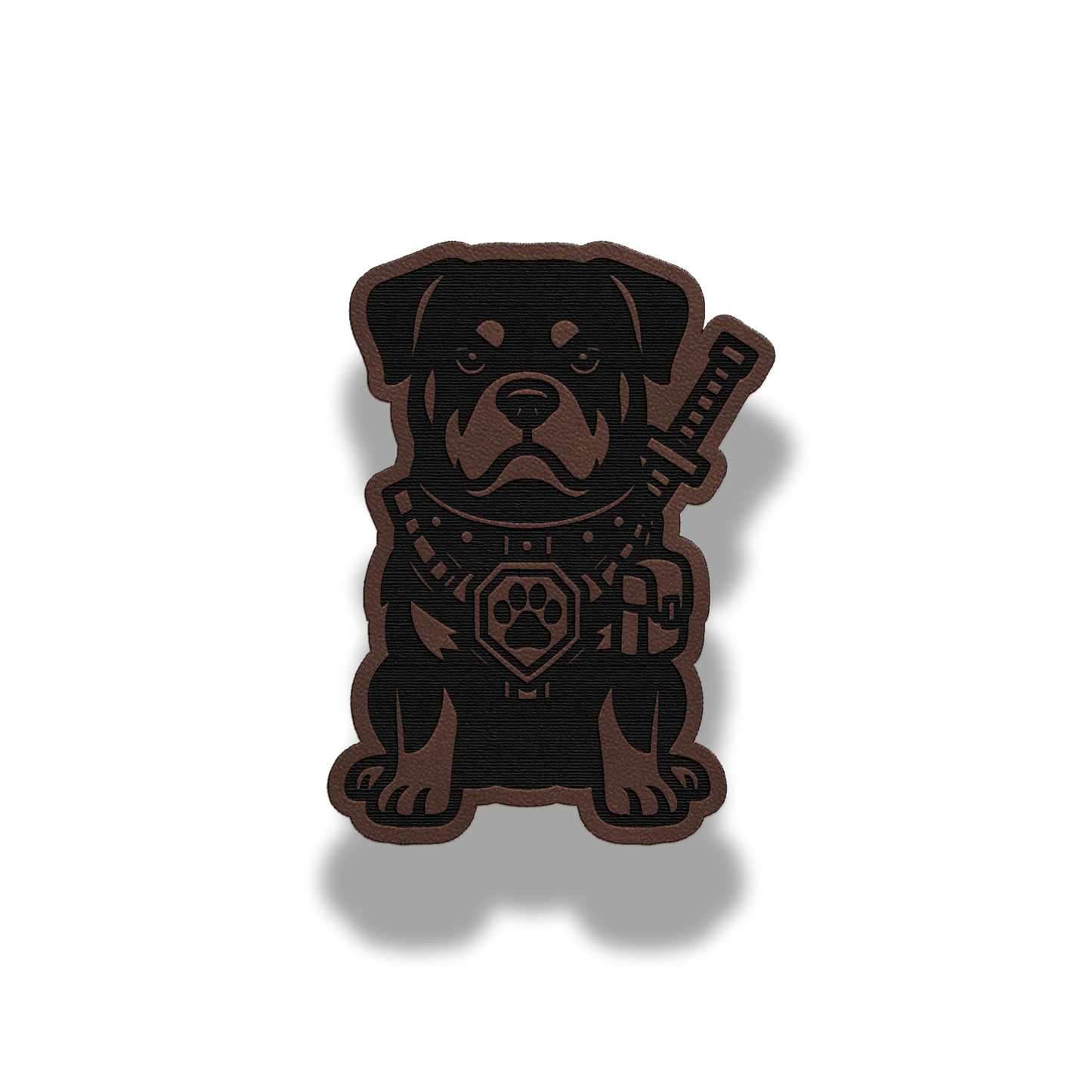 Tactical Rottweiler Patch – Leatherette Morale Patch