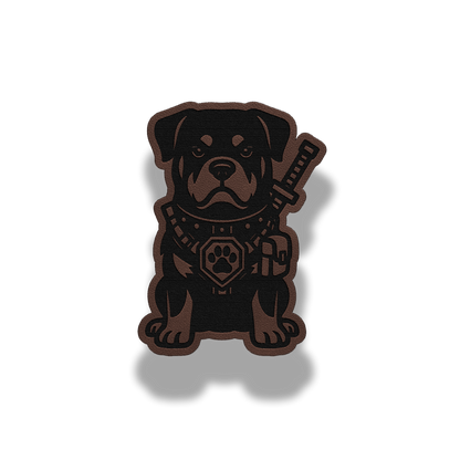 Tactical Rottweiler Patch – Leatherette Morale Patch