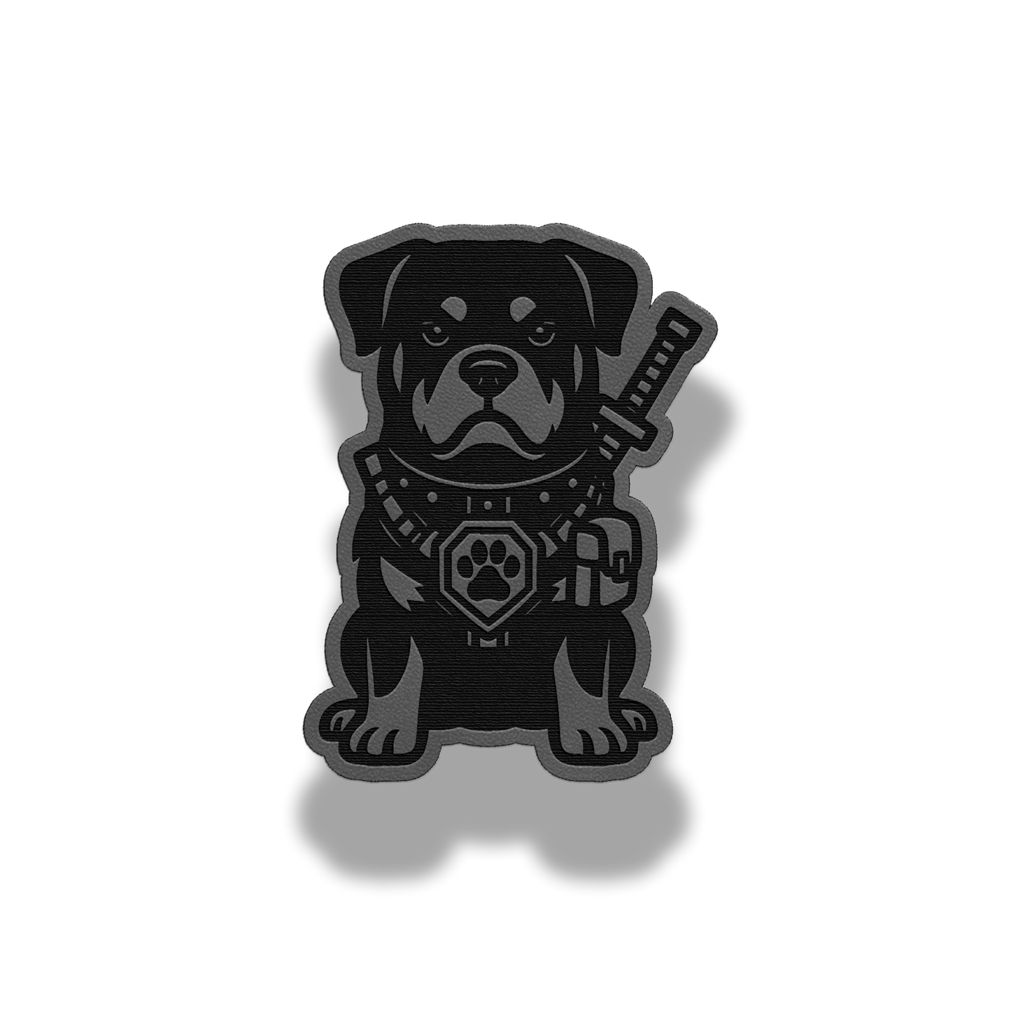 Tactical Rottweiler Patch – Leatherette Morale Patch