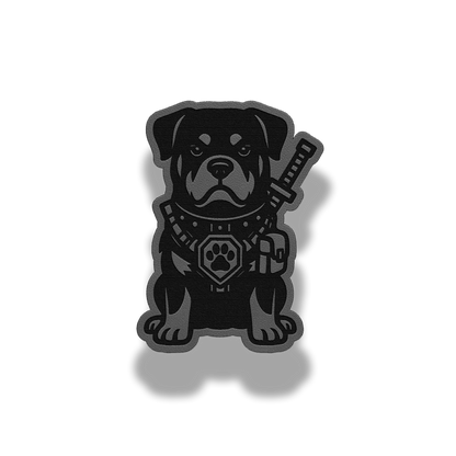 Tactical Rottweiler Patch – Leatherette Morale Patch