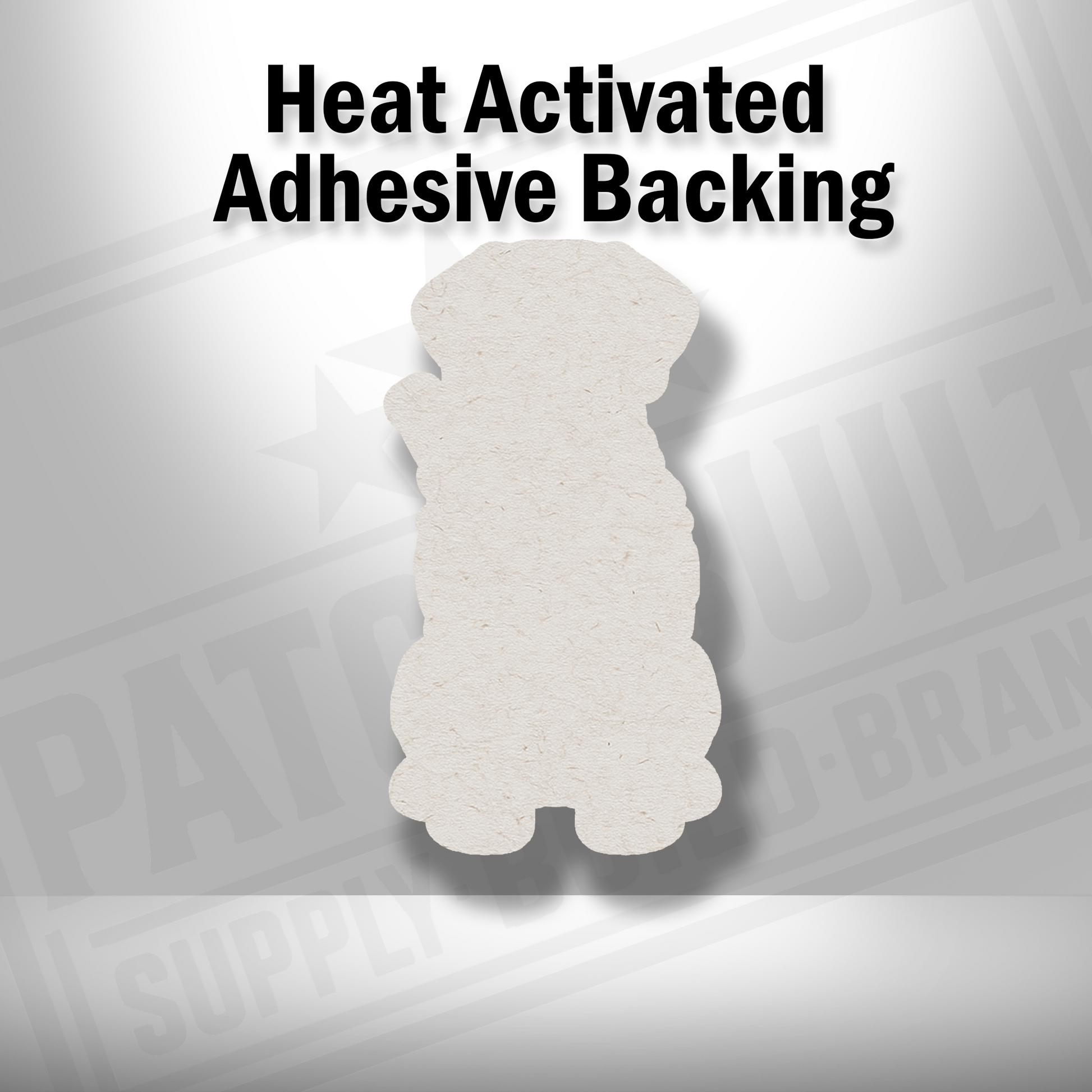 Heat-activated adhesive backing shown on Tactical Rhodesian Ridgeback patch