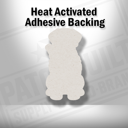 Heat-activated adhesive backing shown on Tactical Rhodesian Ridgeback patch