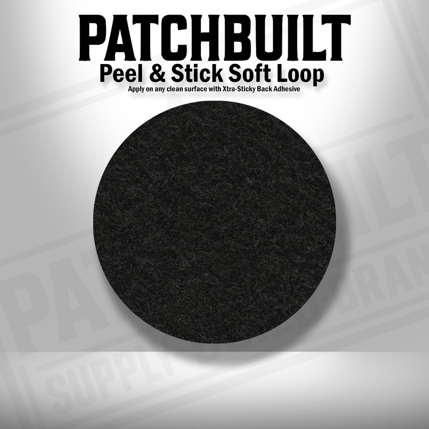 Peel & Stick Soft Loop Circle Cutouts – Velcro® Hook-Compatible Backing