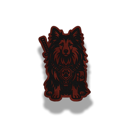 Tactical Sheltie Patch – Leatherette Morale Patch