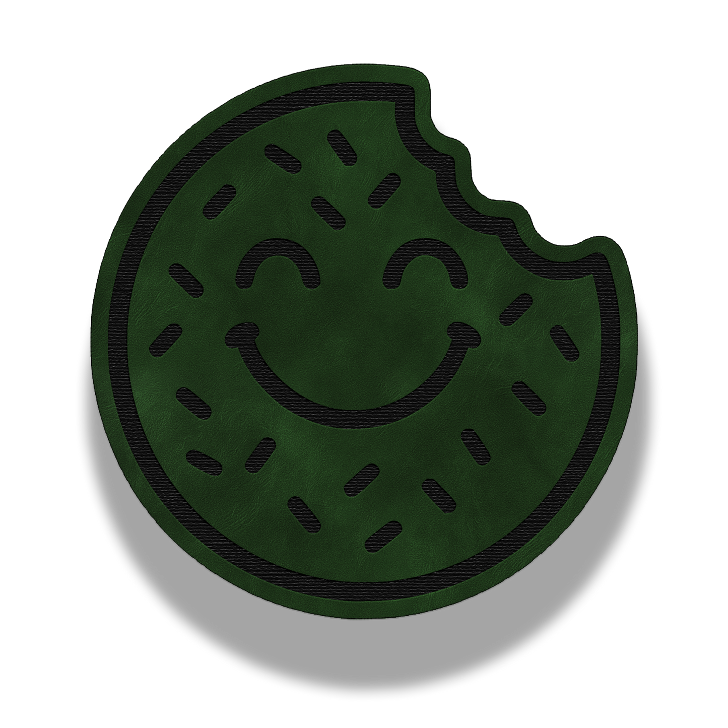 Smiley Donut - Leatherette Patch