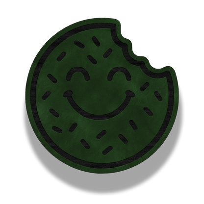 Smiley Donut - Leatherette Patch