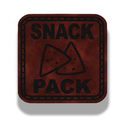 Snack Pack Patch – Leatherette Morale Patch