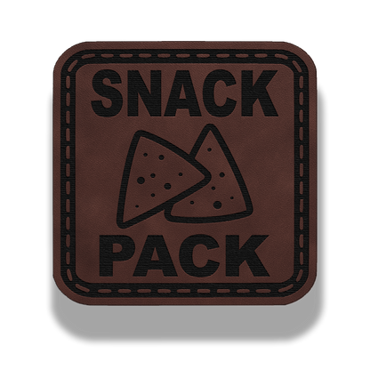 Snack Pack Patch – Leatherette Morale Patch