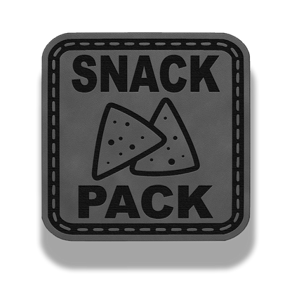Snack Pack Patch – Leatherette Morale Patch