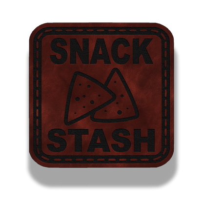 Snack Stash Patch – Leatherette Morale Patch