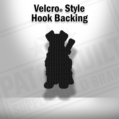 Lifetime Schnauzer Dog Patch – Brushed Acrylic Morale Patch