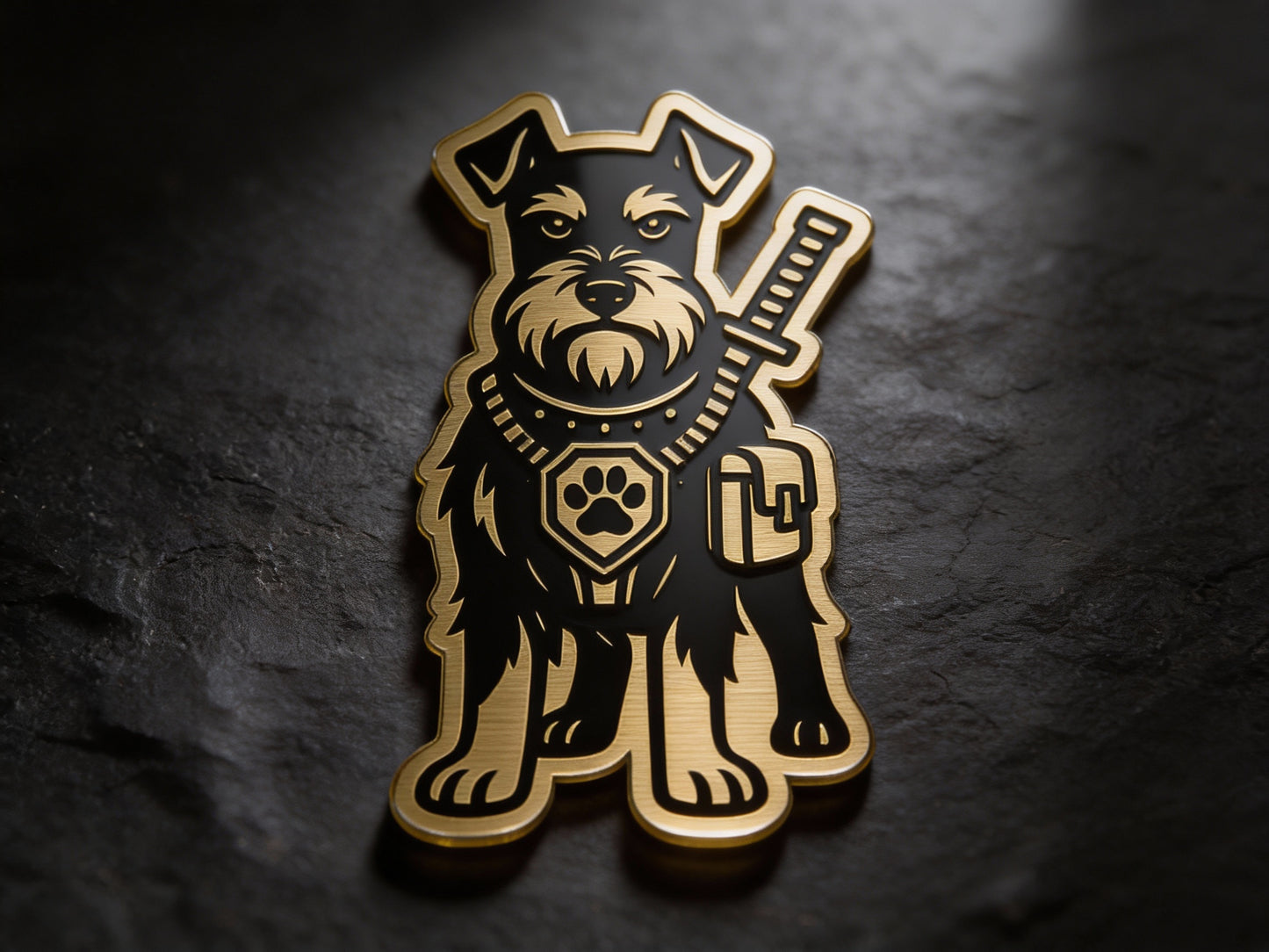 Lifetime Schnauzer Dog Patch – Brushed Acrylic Morale Patch
