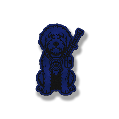 Sheepdoodle Tactical Dog – Leatherette Morale Patch