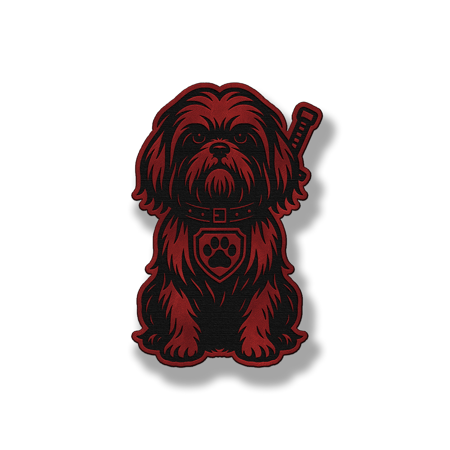 Shih Tzu Tactical Dog – Leatherette Morale Patch