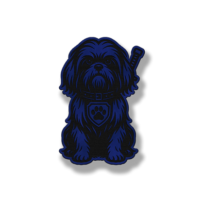 Shih Tzu Tactical Dog – Leatherette Morale Patch