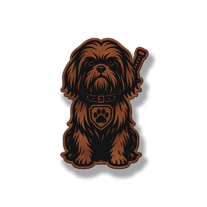 Shih Tzu Tactical Dog – Leatherette Morale Patch