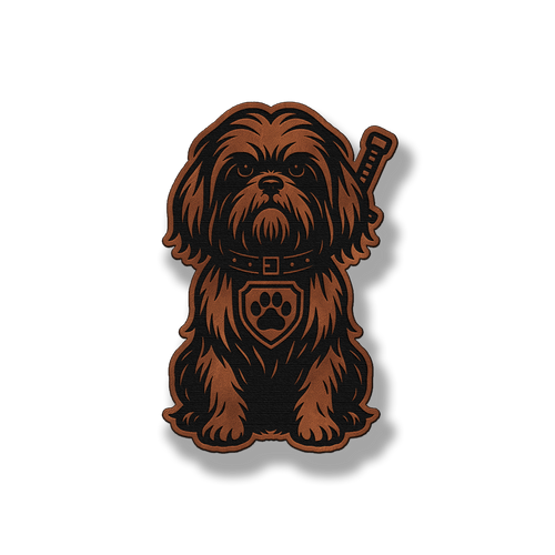 Shih Tzu Tactical Dog – Leatherette Morale Patch