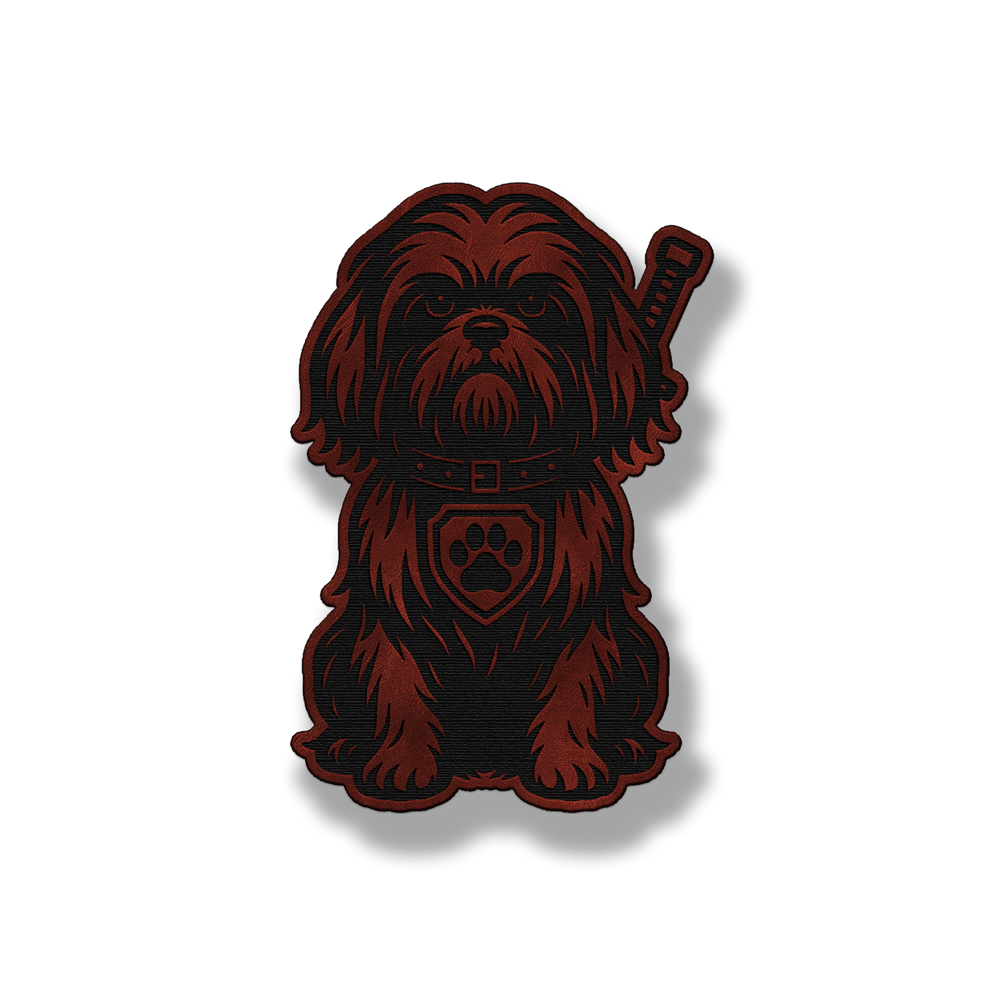 Shih Tzu Tactical Dog – Leatherette Morale Patch