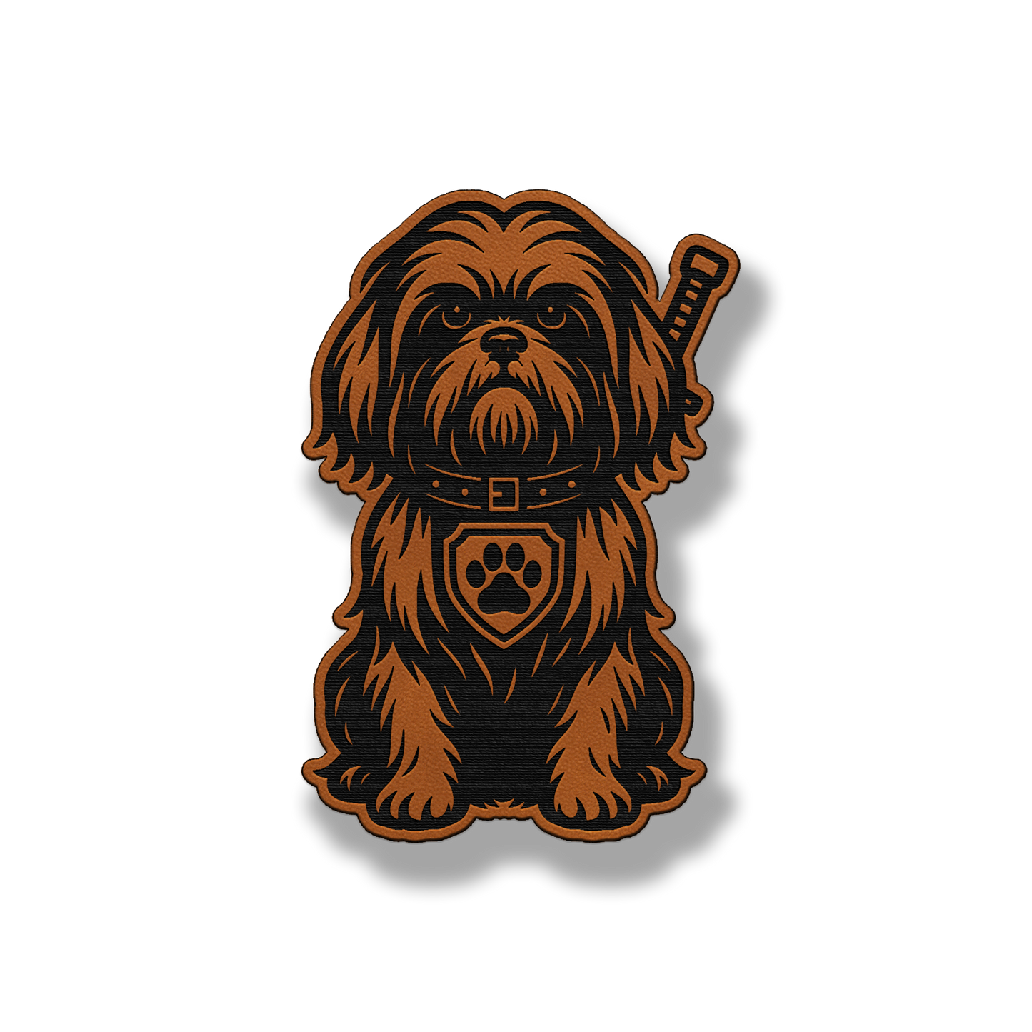 Shih Tzu Tactical Dog – Leatherette Morale Patch
