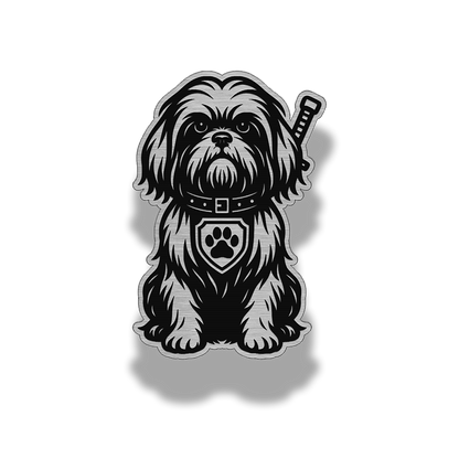 Lifetime Shih Tzu Dog Patch – Brushed Acrylic Morale Patch