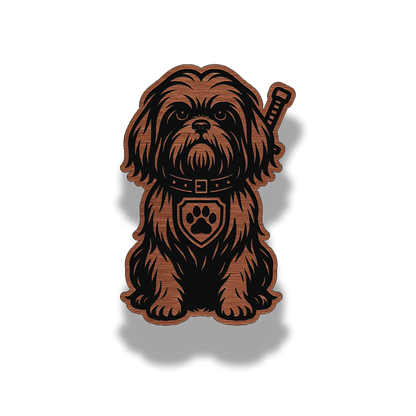 Lifetime Shih Tzu Dog Patch – Brushed Acrylic Morale Patch