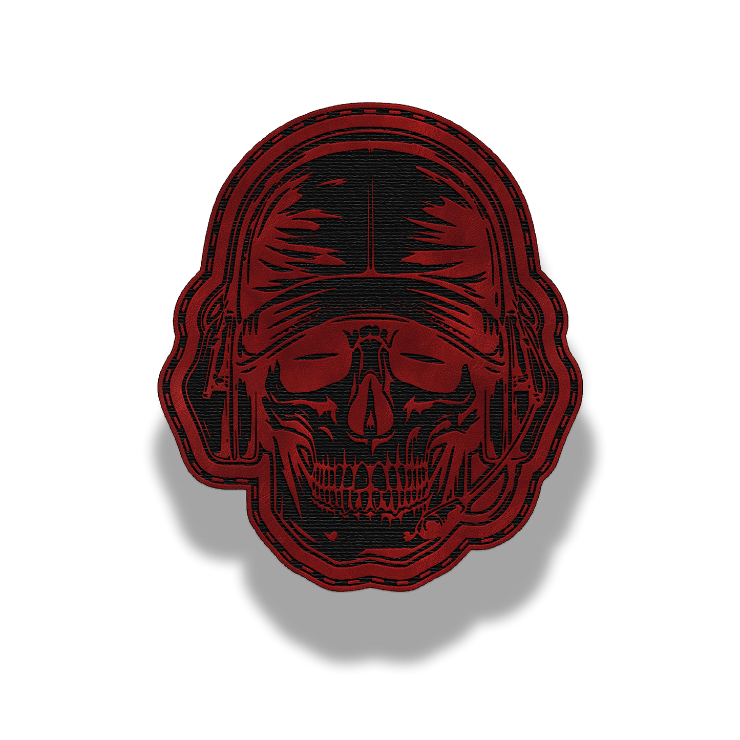 Tactical Skull Helmet – Leatherette Patch